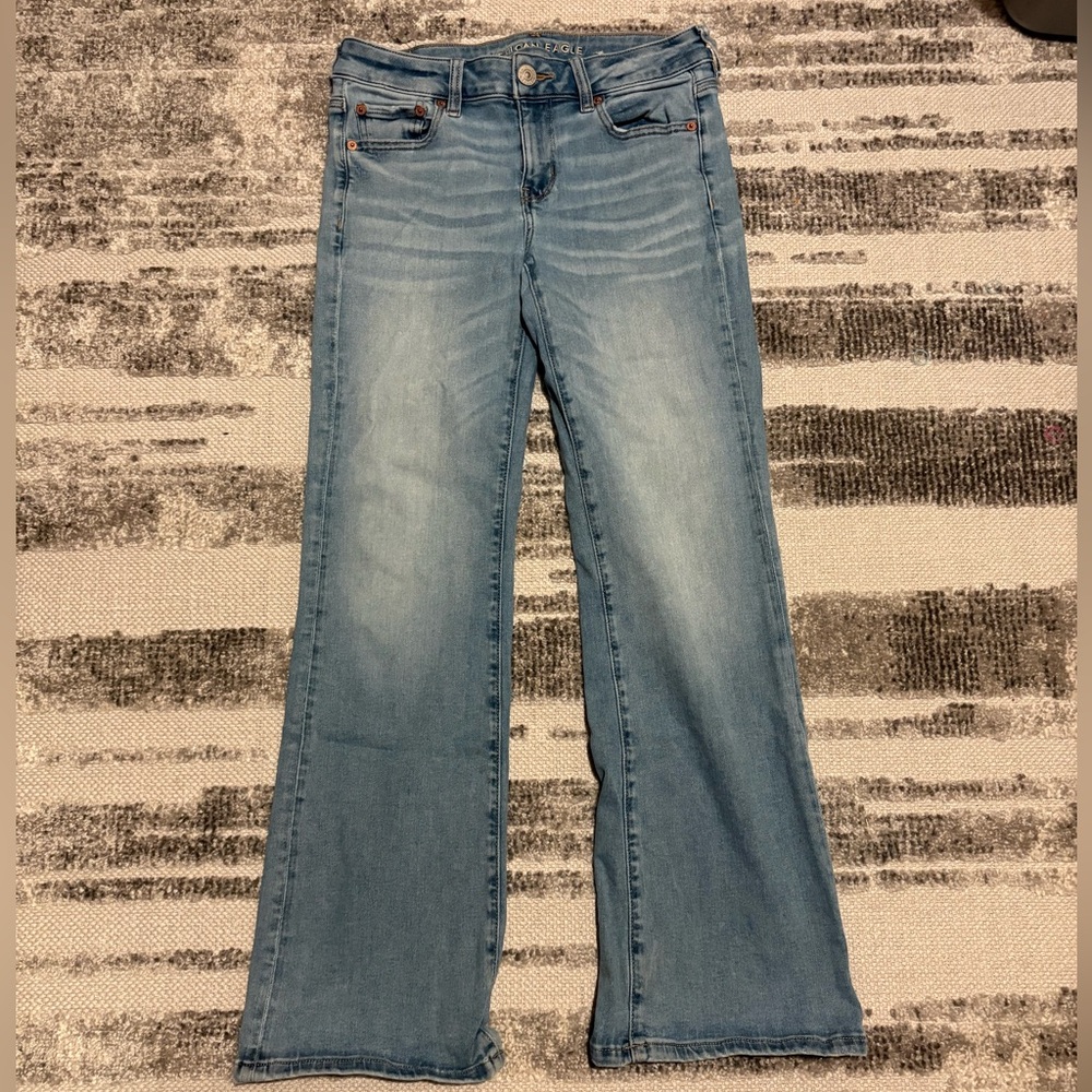 American Eagle Outfitters Light Blue Flare Jeans